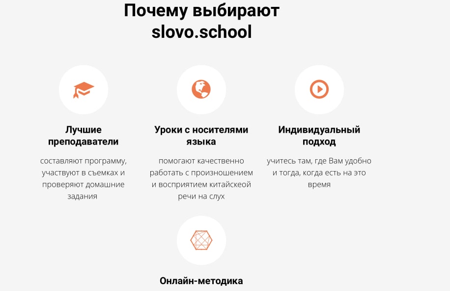 Slovo.school, скриншот интерфейса 1